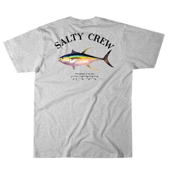 Salty Crew Ahi Mount Short Sleeve T-Shirt - Athletic Heather - 3XL