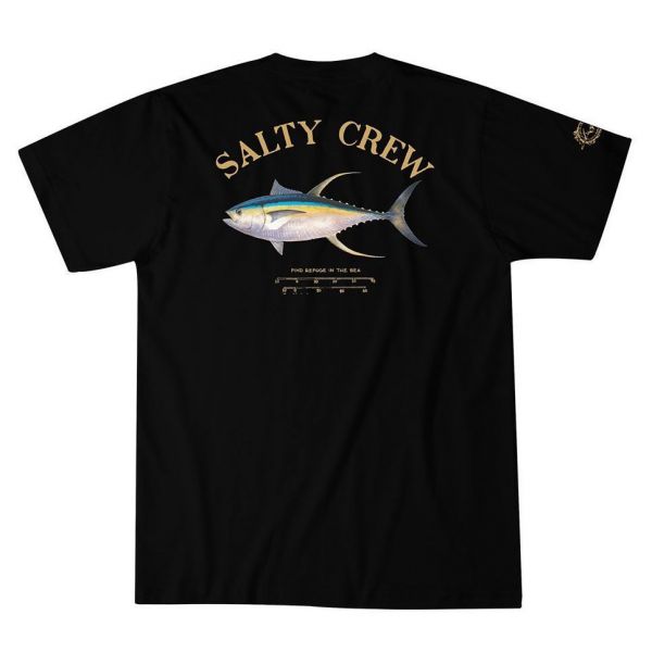 Salty Crew Ahi Mount Short Sleeve T-Shirt - Black - 2XL