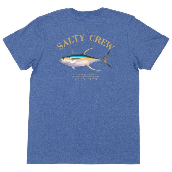 Salty Crew Ahi Mount Short Sleeve T-Shirt - Blue Heather