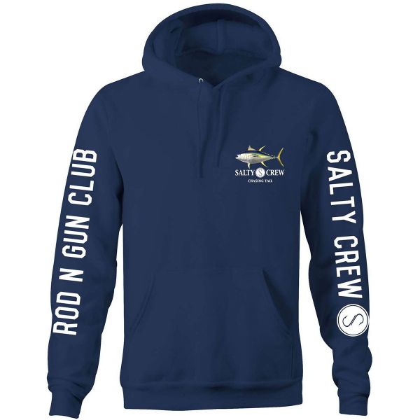 Salty Crew Ahi Pull Over Hoodie - Navy Large