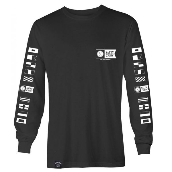 Salty Crew Alpha Long Sleeve T-Shirt - Black 2XL