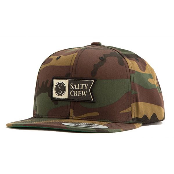 Salty Crew Alpha Stamped Hat - Camo