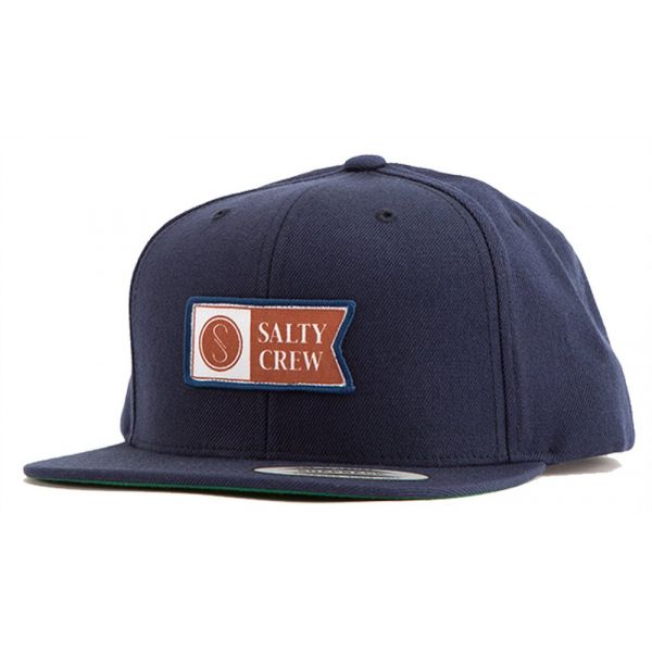 Salty Crew Alpha Stamped Hat - Navy