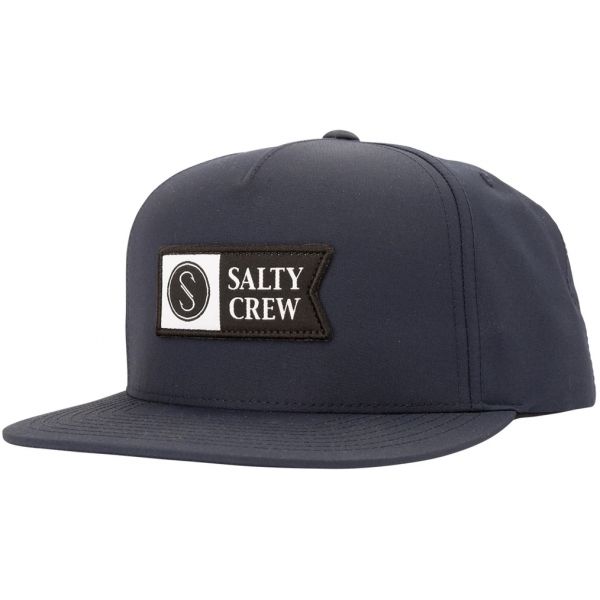 Salty Crew Alpha Tech 5 Panel Hat - Navy