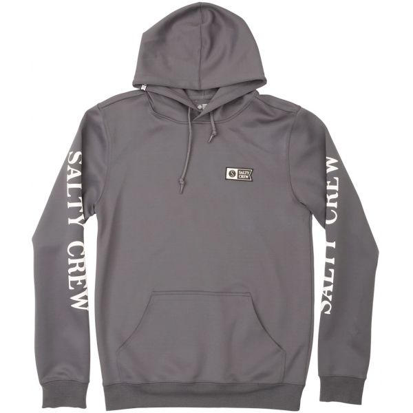 Salty Crew Alpha Tech Fleece Hoodie - Charcoal - 2X-Large