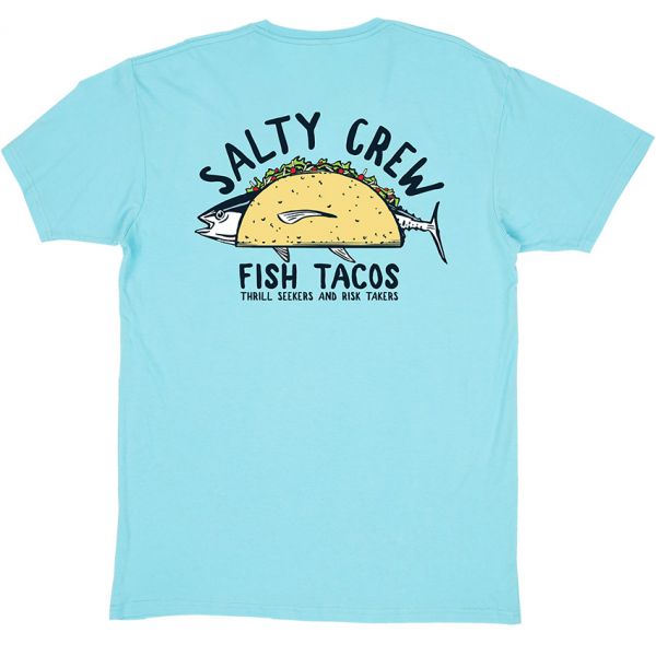 Salty Crew Baja Fresh Short Sleeve T-Shirt - Pacific Blue - Large