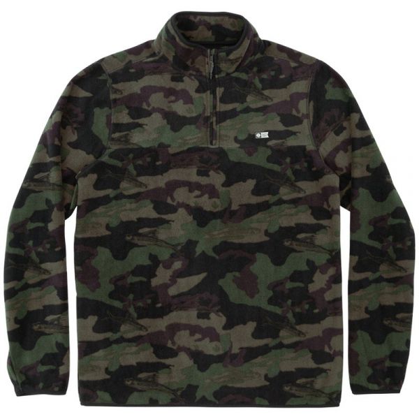 Salty Crew Ballast Quarter Zip Fleece - Camo - 2X-Large