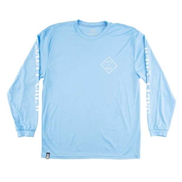 Salty Crew Ballyhoo Long Sleeve T-Shirt - Columbia Blue - 2XL