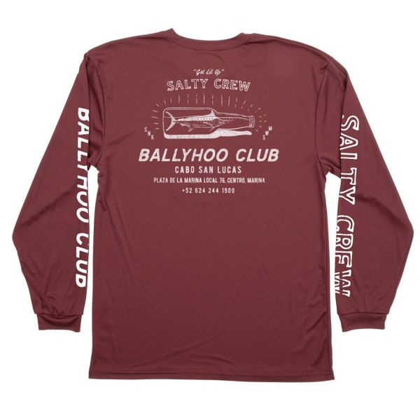 Salty Crew Ballyhoo Long Sleeve Tech T-Shirt - L