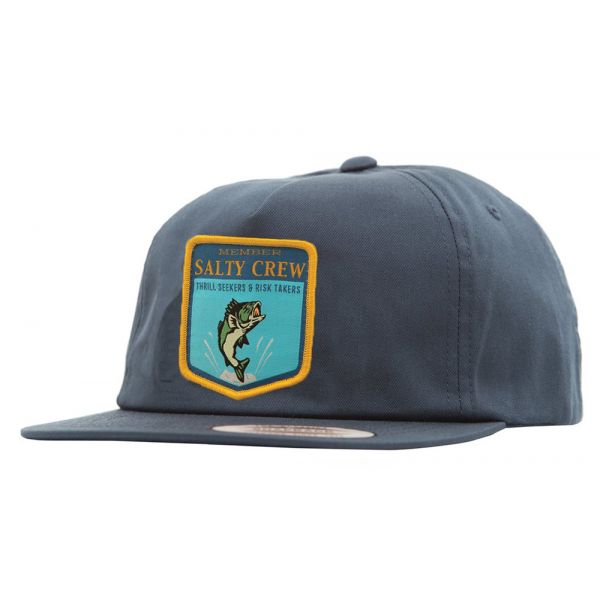 Salty Crew Bass Badge Hat - Navy