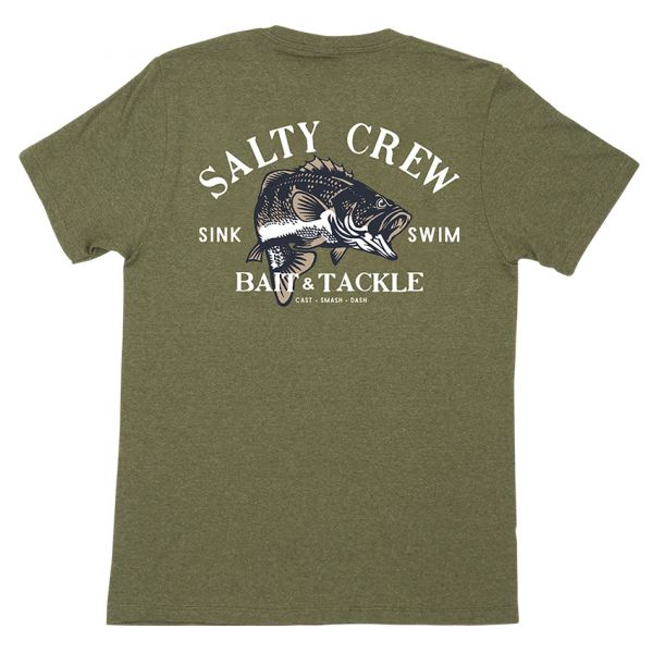 Salty Crew Bass Man Short Sleeve T-Shirt - Spruce - Large