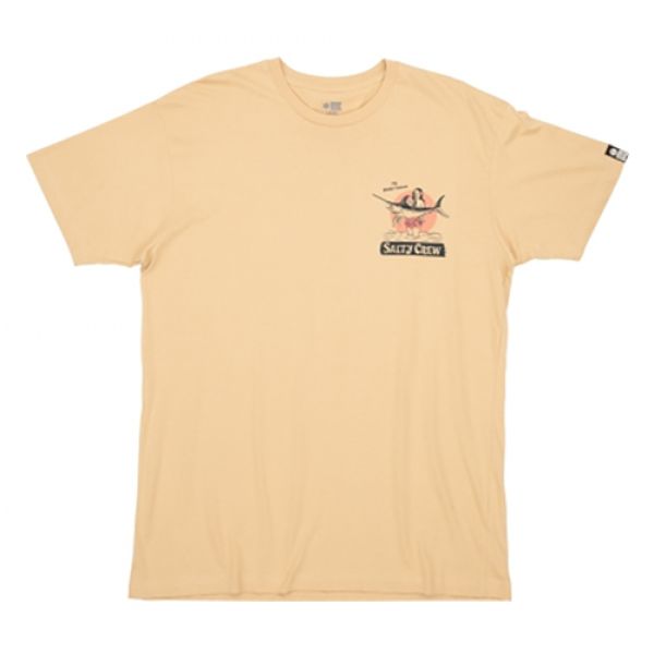 Salty Crew Beachcomber Short Sleeve T-Shirt - Camel - M - TackleDirect
