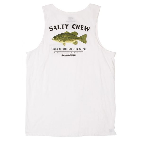 Salty Crew Big Mouth Tank - White - 2XL