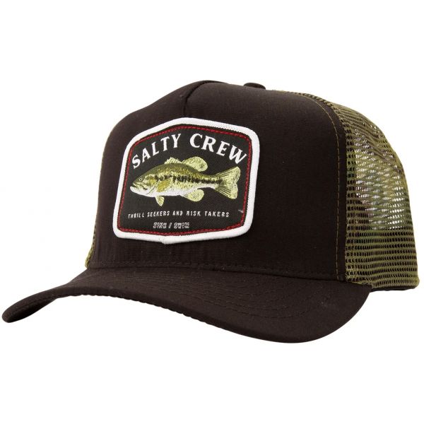 Salty Crew Bigmouth Retro Trucker Hat - Black/Camo