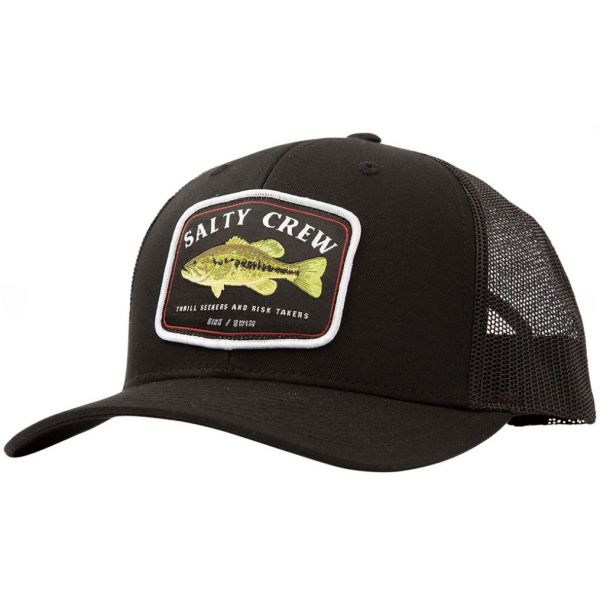 Salty Crew Bigmouth Retro Trucker Hat - Black