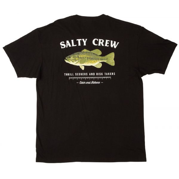 Salty Crew Bigmouth Short Sleeve T-Shirt - Black - 2XL