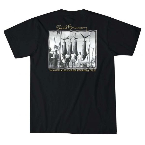 Salty Crew Billfisher Short Sleeve T-Shirt Black - Size Large