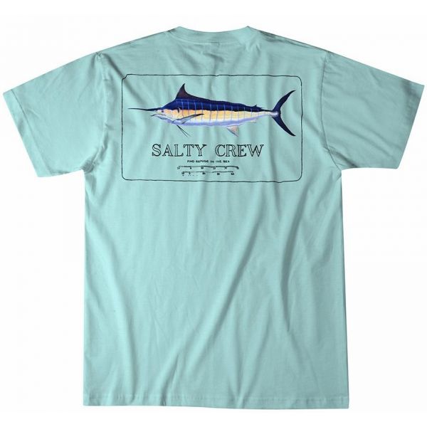 Salty Crew Blue Rogers Short Sleeve T-Shirts - Sea Foam