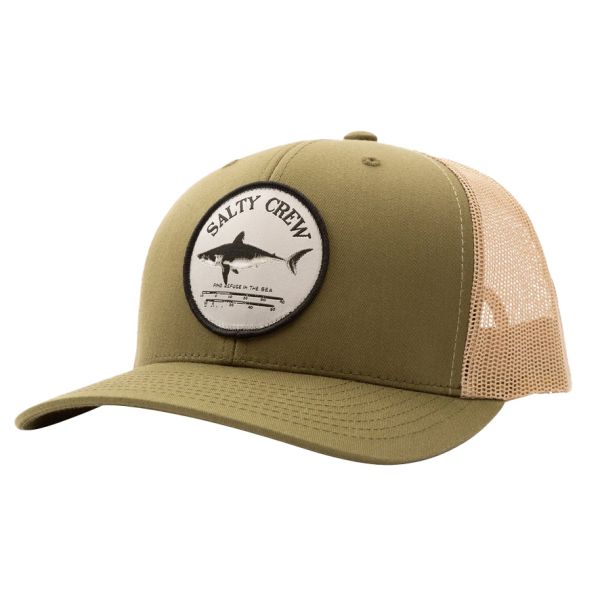 Salty Crew Bruce Retro Trucker Hat - Moss/khaki