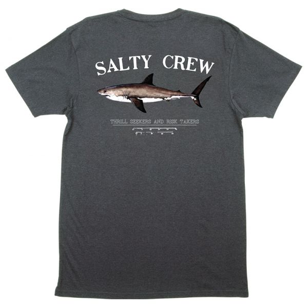 Salty Crew Bruce Short Sleeve T-Shirt - Charcoal Heather - Medium