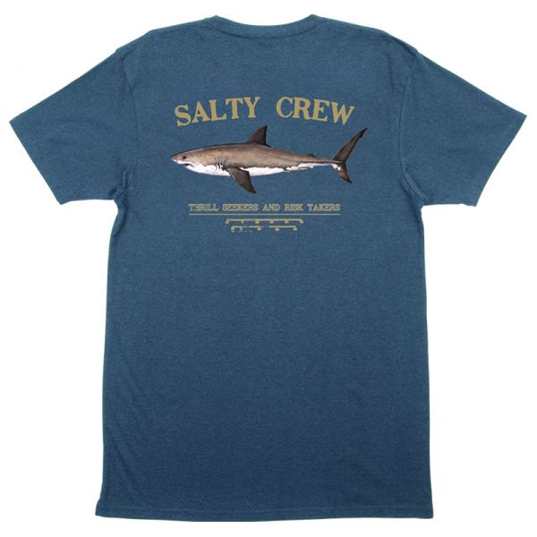 Salty Crew Bruce Short Sleeve T-Shirt - Harbor Heather - Medium