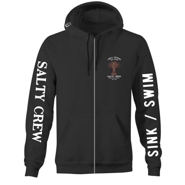 Salty Crew Buggin Out Zip Fleece -Black - 2XL