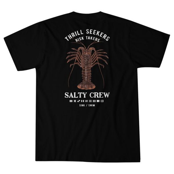 Salty Crew Bugging Out Short Sleeve T-Shirt - Black - 2XL