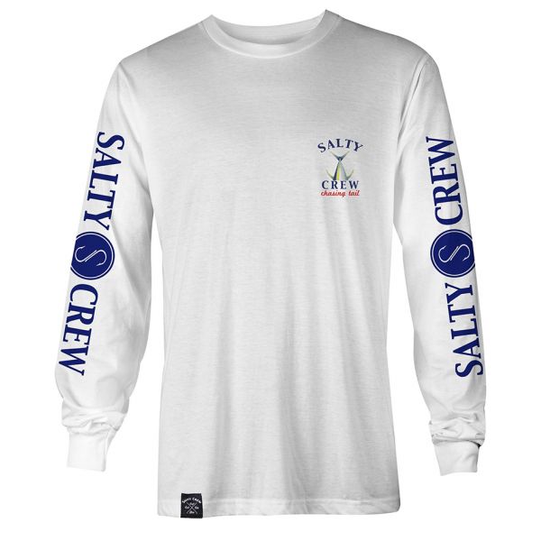 Salty Crew Chasing Tail Long Sleeve T-Shirt - White 2XL