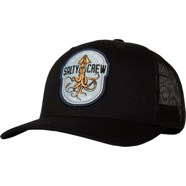 Salty Crew Colossal Retro Trucker Hat - Black