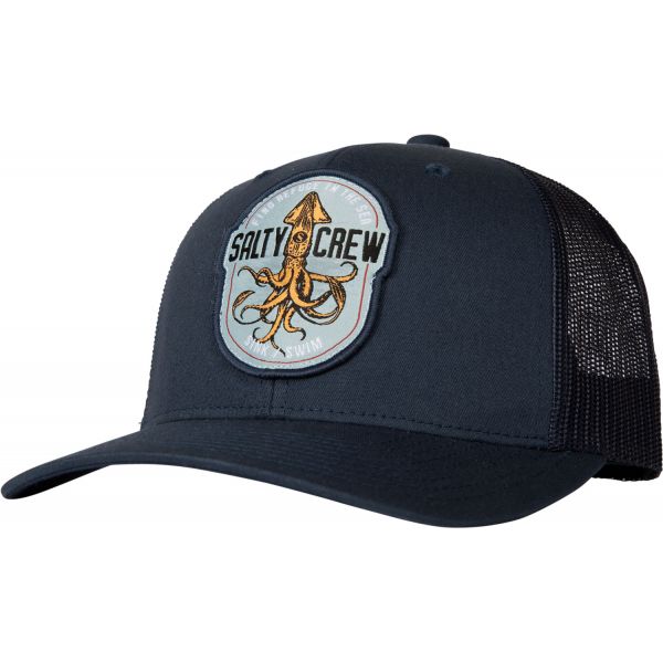 Salty Crew Colossal Retro Trucker Hat - Navy