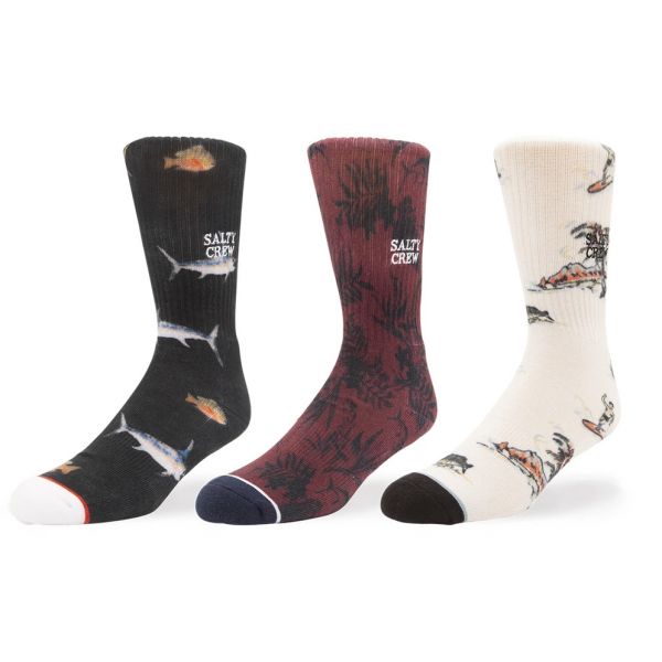 Salty Crew Cruiser II Socks - 3 Pack