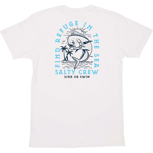 Salty Crew Dancin Dodo Short Sleeve T-Shirt - White - Large