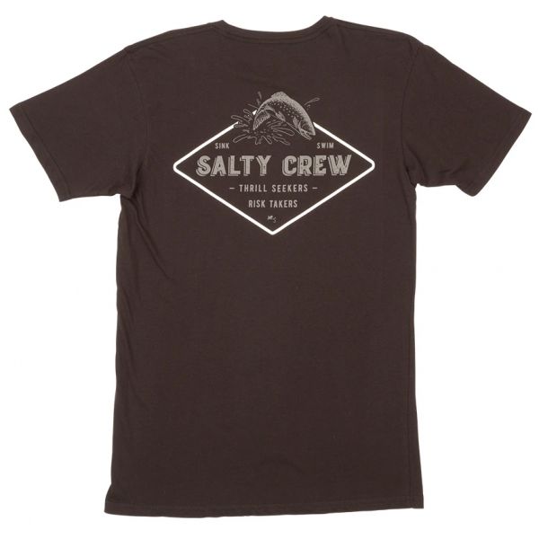 Salty Crew Dead Drift Premium Short Sleeve T-Shirt - Black - 2X-Large