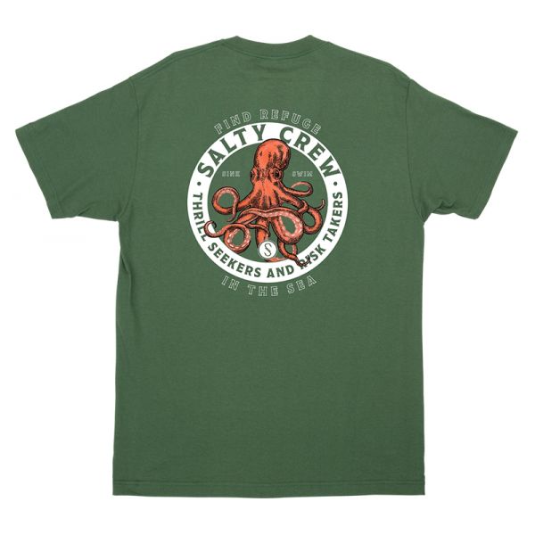 Salty Crew Deep Reach Short Sleeve T-Shirt - Spruce - 2X-Large