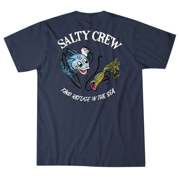 Salty Crew Dinner Bell Short Sleeve T-Shirt - Navy 2XL