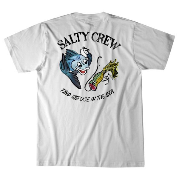 Salty Crew Dinner Bell Short Sleeve T-Shirt - White 2XL