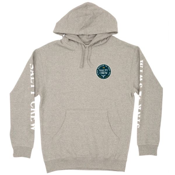 Salty Crew Fathom Fleece Hoodie - Gunmetal Heather - 2X-Large