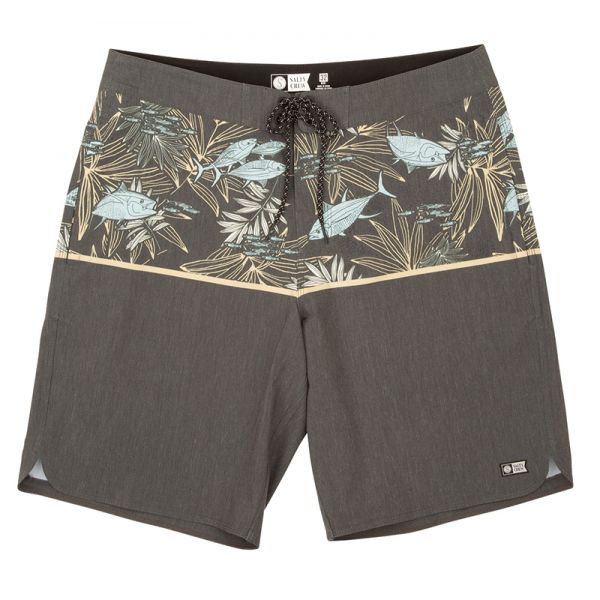 Salty Crew Feeding Frenzy Boardshort - Black - 28