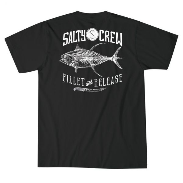 Salty Crew Fillet & Release T-Shirt - Black Large