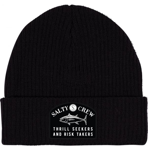 Salty Crew Fish Market Beanie - Black