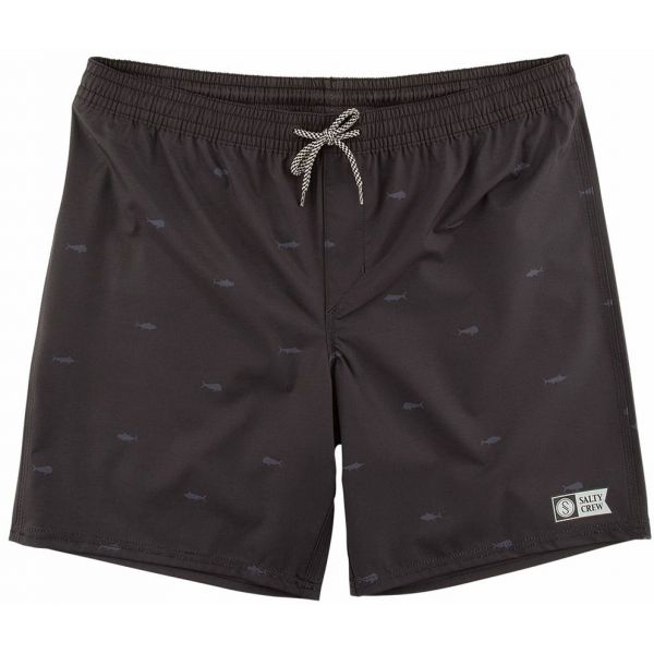 Salty Crew Fish Pin Elastic Utility Boardshort - Black