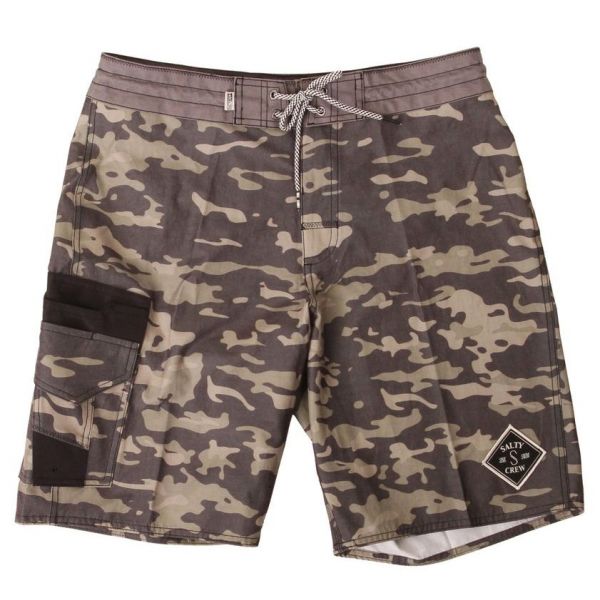 Salty Crew Fisher Camo Utility Trunk