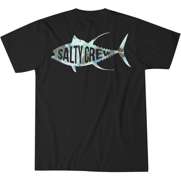 Salty Crew Fisher T-Shirt - Black Large