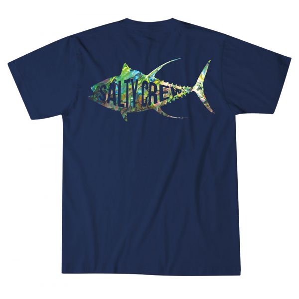 Salty Crew Fisher T-Shirt - Navy 2XL