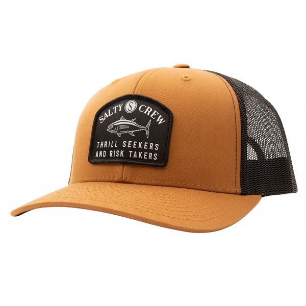 Salty Crew Fishmonger Retro Trucker - Camel/Black