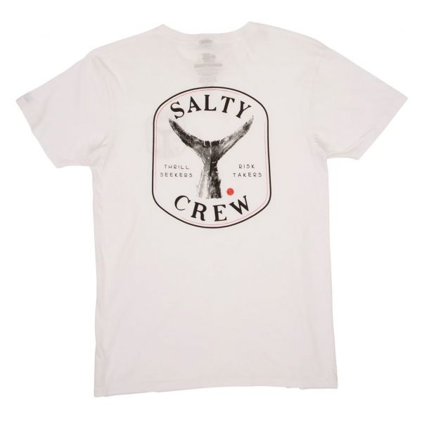 Salty Crew Fishstone Premium Short Sleeve T-Shirt - White - 2XL