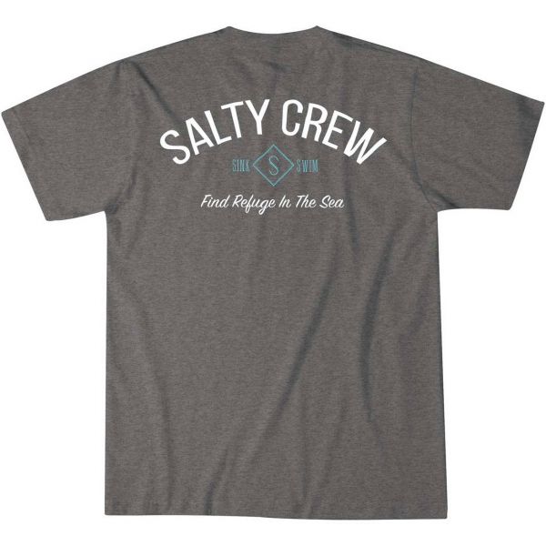 Salty Crew Floater Pocket T-Shirt - Graphite Heather Large