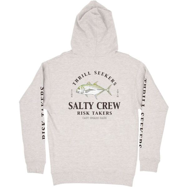 Salty Crew GT Fleece Hoodie - Athletic Heather - 2X-Large