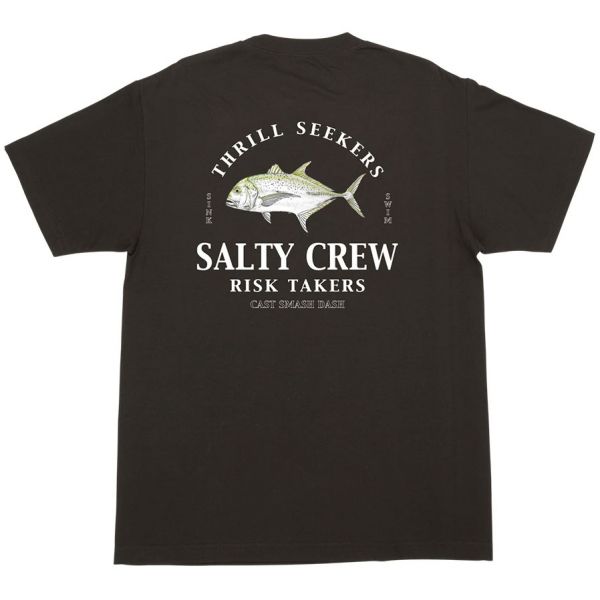 Salty Crew GT Short Sleeve T-Shirt - Black - 3X-Large