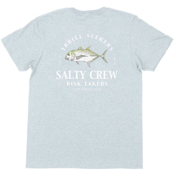 Salty Crew GT Short Sleeve T-Shirt - Light Blue Heather - 3X-Large